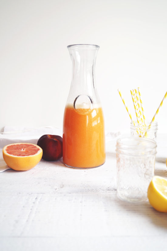Peach-Grapefruit-Lemonade